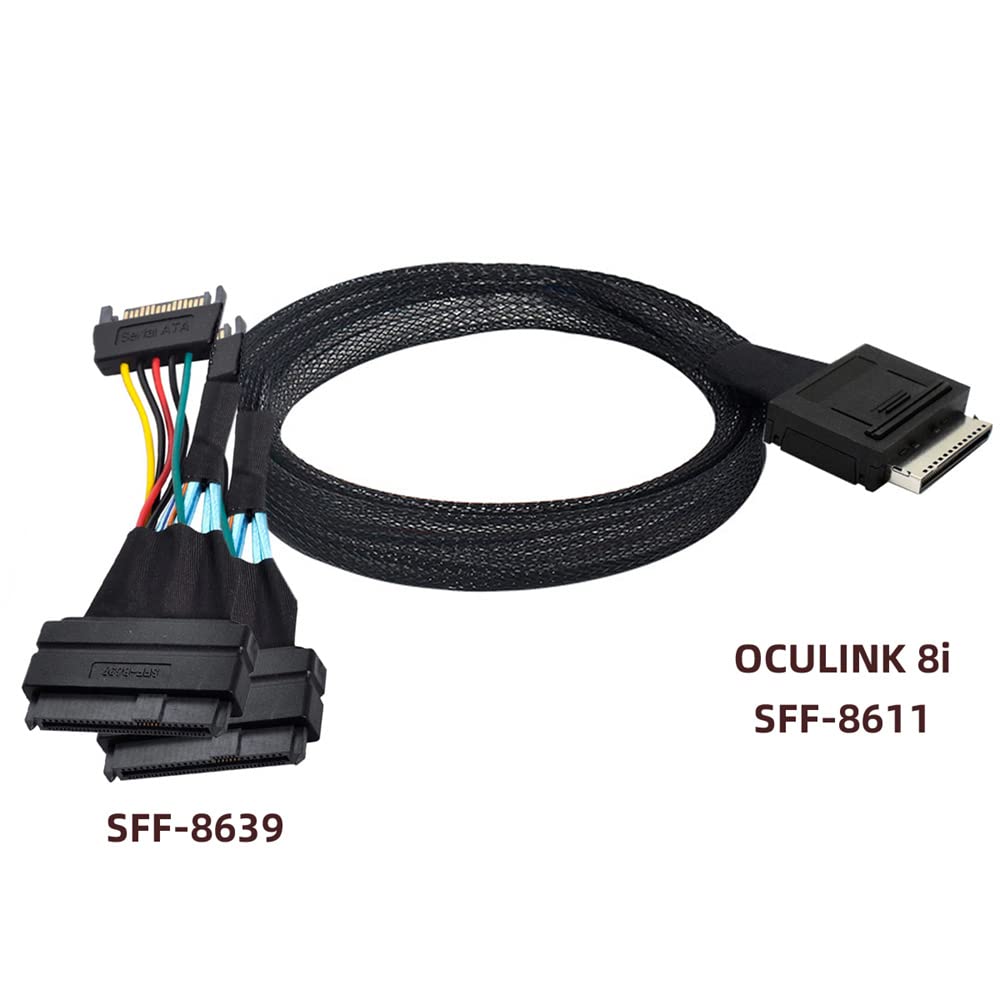 Amazon.com: xiwai OCuLink PCIe PCI-Express SFF-8611 8X 8-Lane to